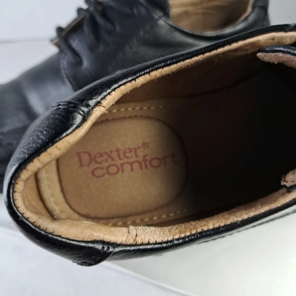 DEXTER Comfort Black Oxfords Men's Size 7.5